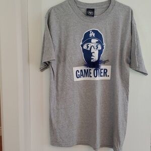 Mens Dodgers  Game Over Tee Large